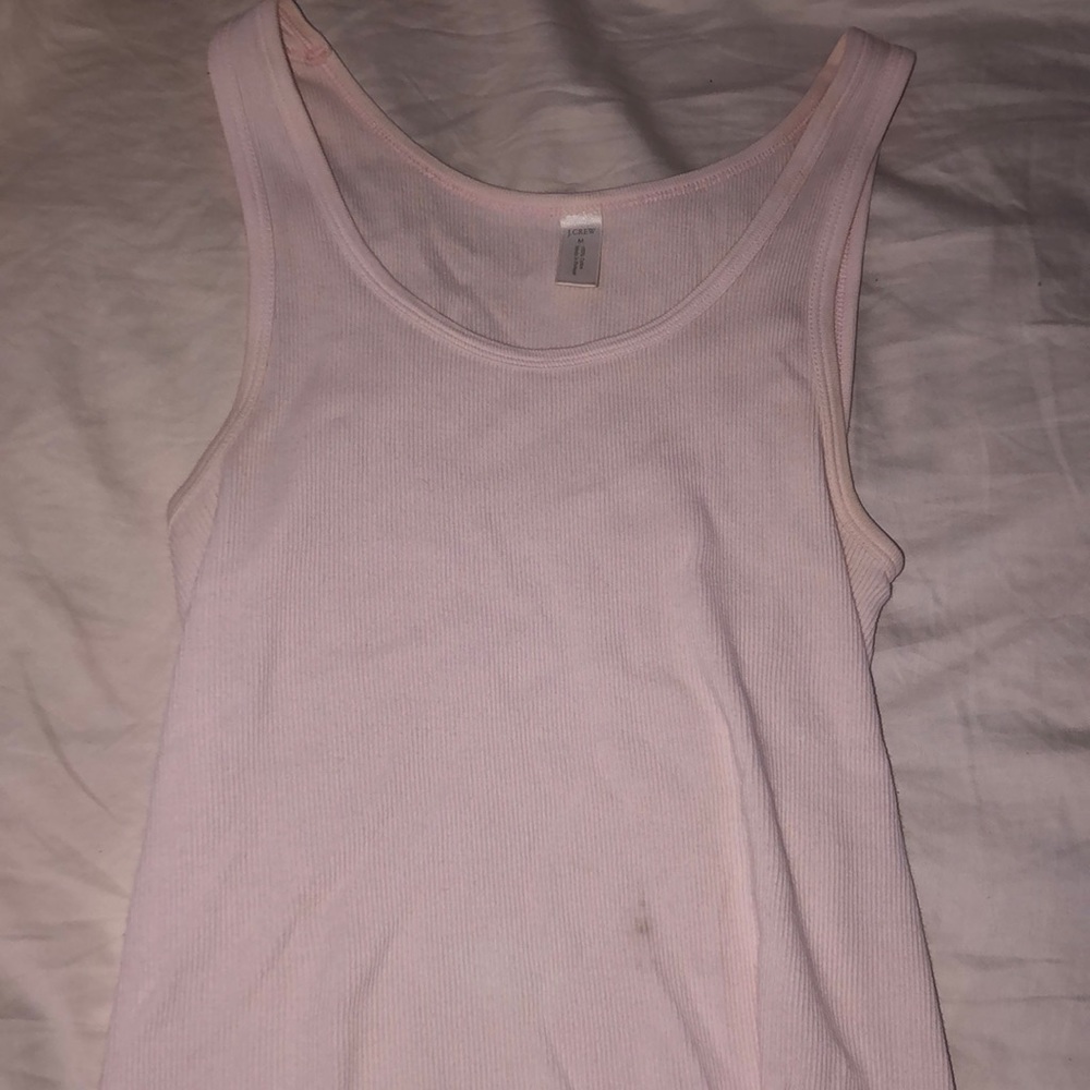 J. CREW light pink tank top women’s SIZE MEDIUM